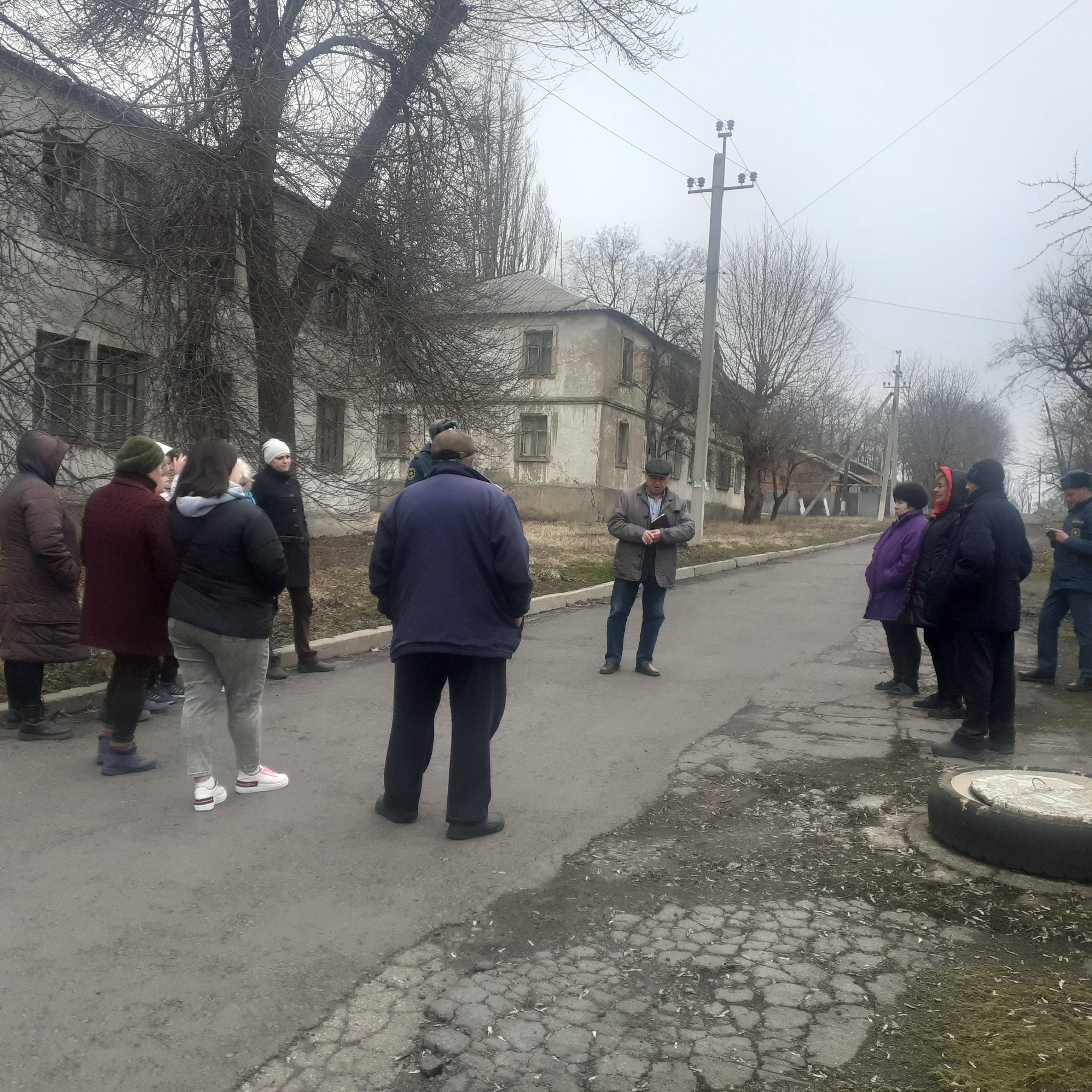 Сход граждан на пер.Гранитный.