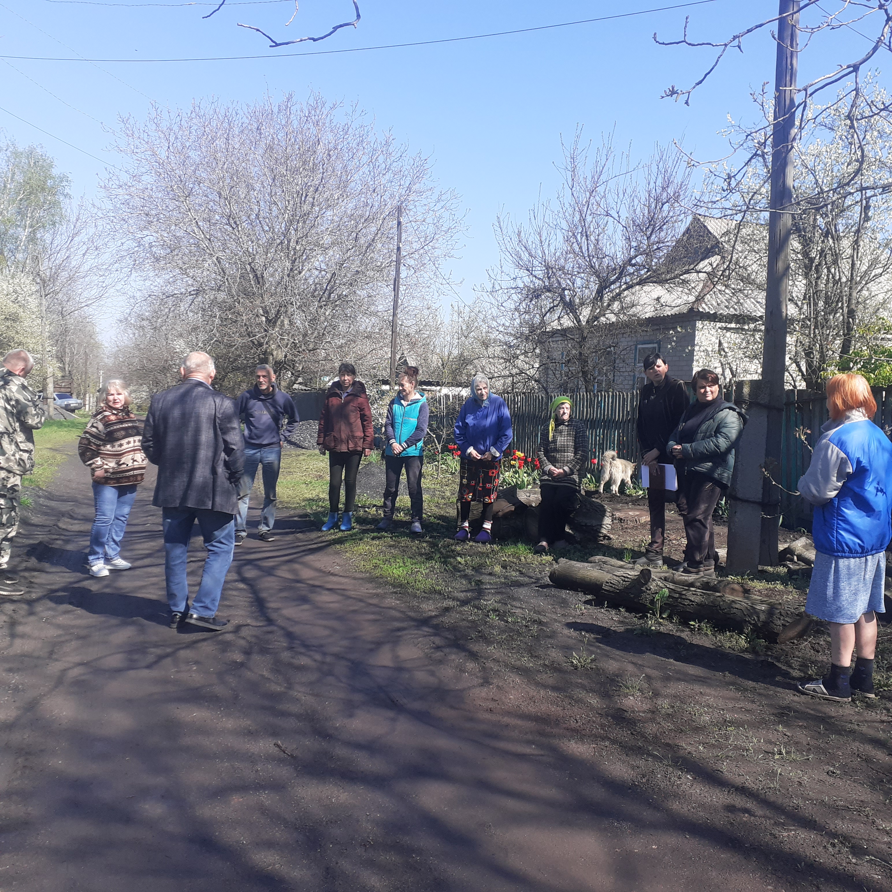 Сход граждан на ул. Гродненская.