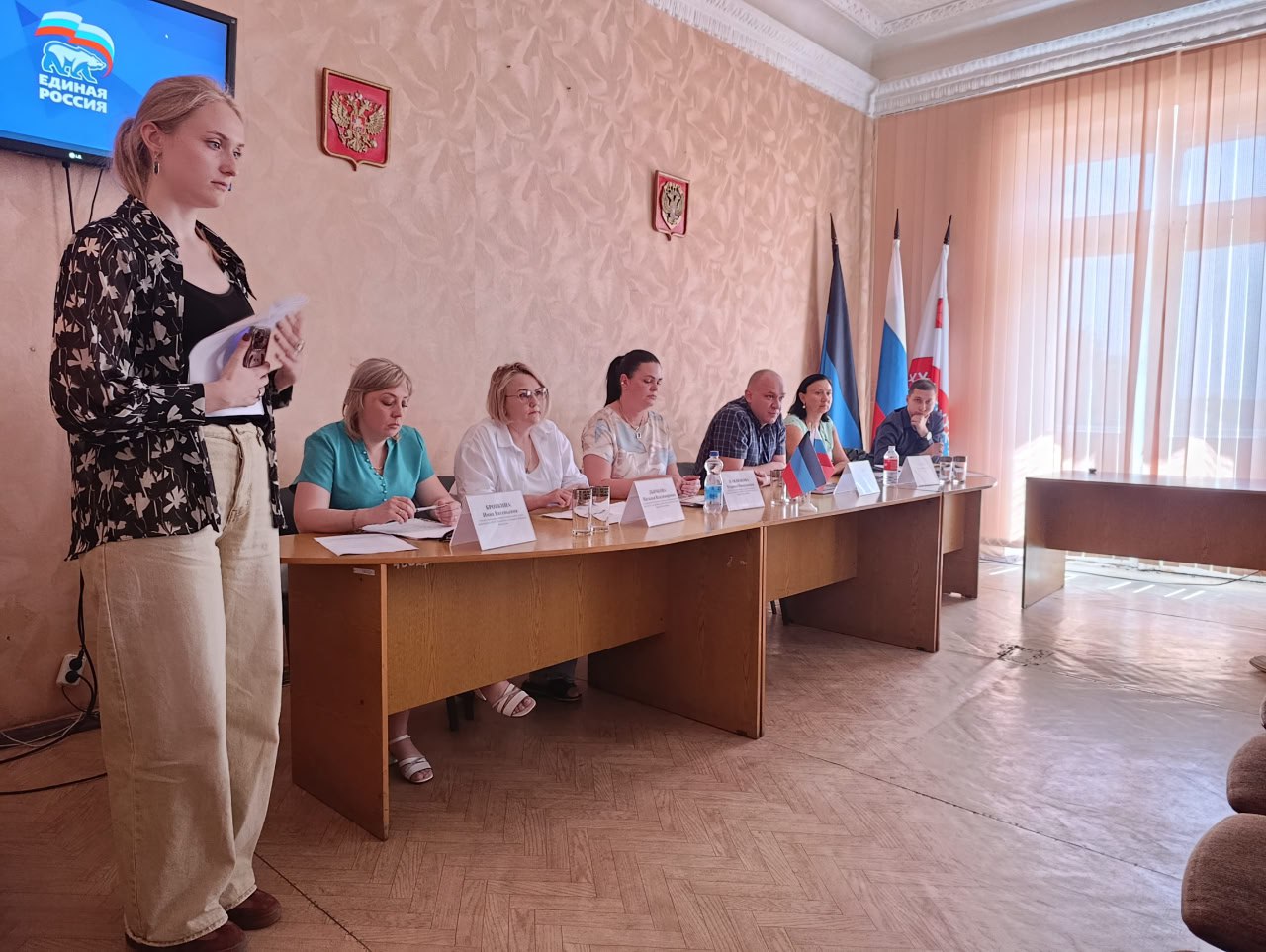В Снежном состоялась встреча с представителями местного бизнеса.