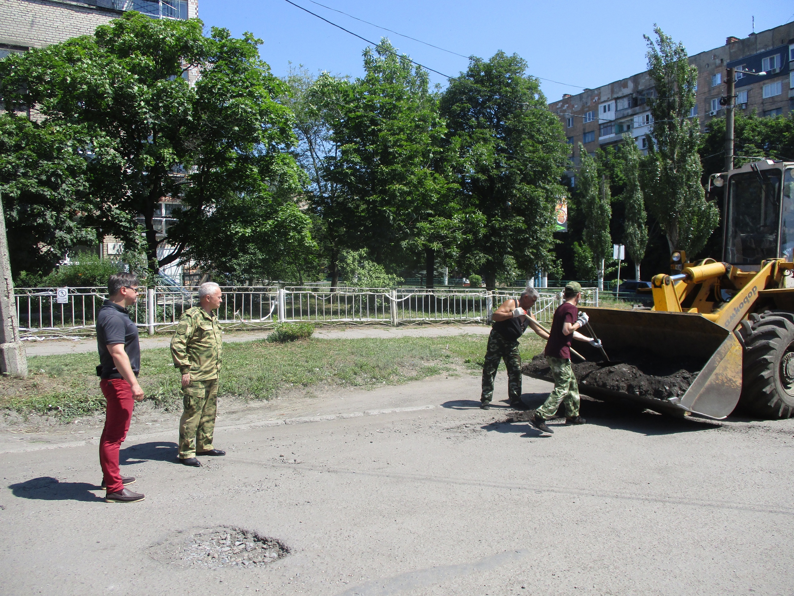 Объезд территории.